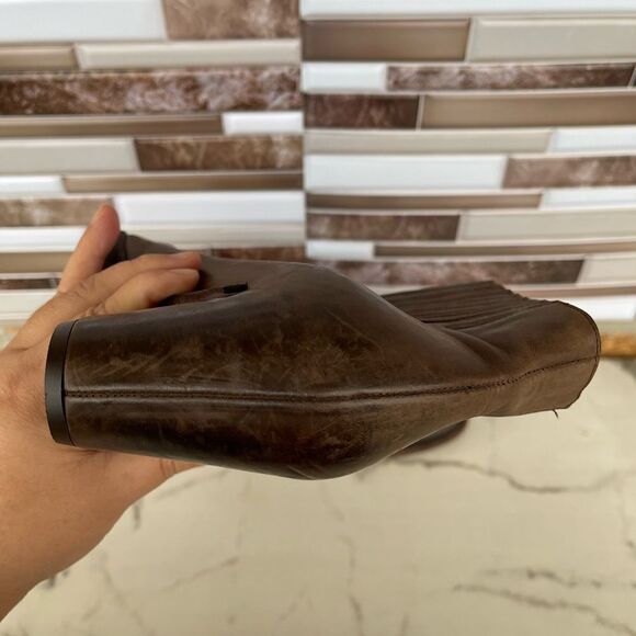 Del Carlo leather ankle boots 38.1/2 - Picture 11 of 14